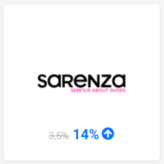 Sarenza : 14% de cashback avec Poulpéo + des codes promo Sarenza