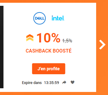 Soldes Dell + 10% de cashback Dell avec iGraal + codes promo Dell + Bonus iGraal 10€