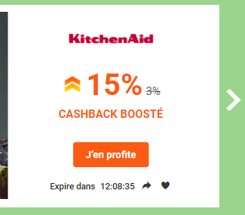 Bon plan CashBack KitchenAid + Codes promo KitcehnAid avec iGraal