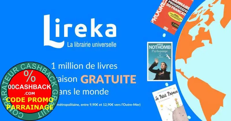 Code Promo Lireka / Offre de Parrainage Lireka – LA librairie en ligne francophone dans le monde