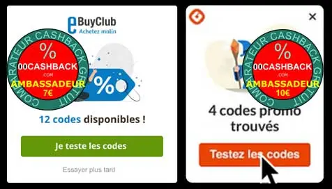 Testeurs de codes promo : eBuyClub ou iGraal