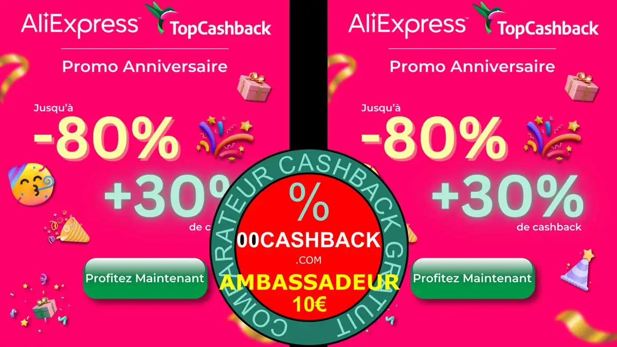 AliExpress-Code-Promo-Anniversaire / TopCashBack