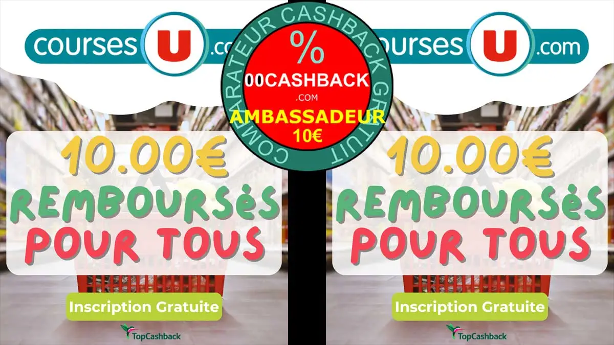 Code promo Courses-U : 10€ offerts pour 10€ d'achats