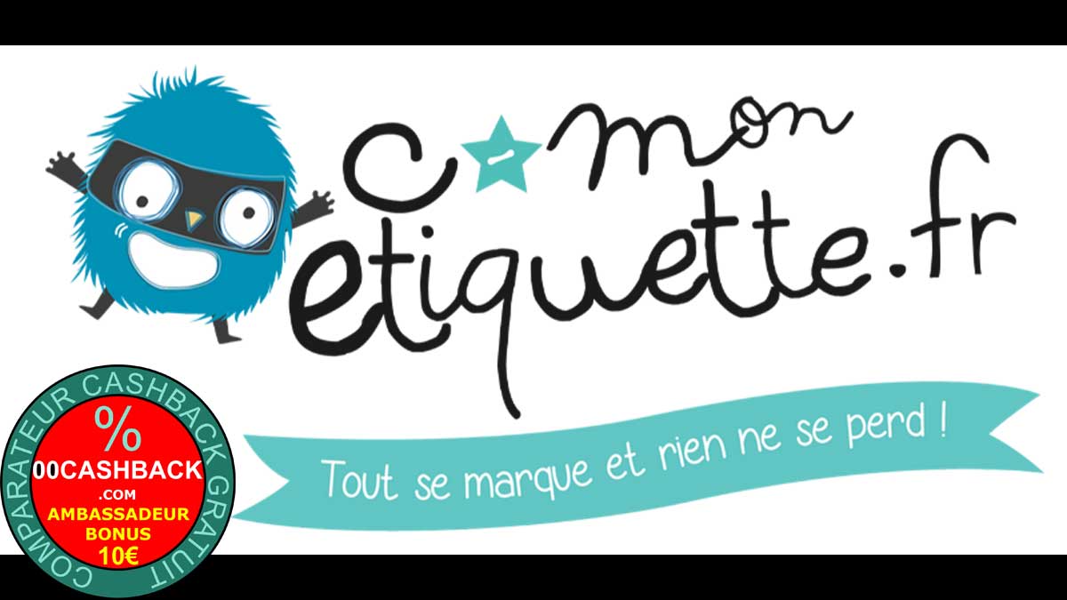 CashBack C-MonEtiquette - Code promo