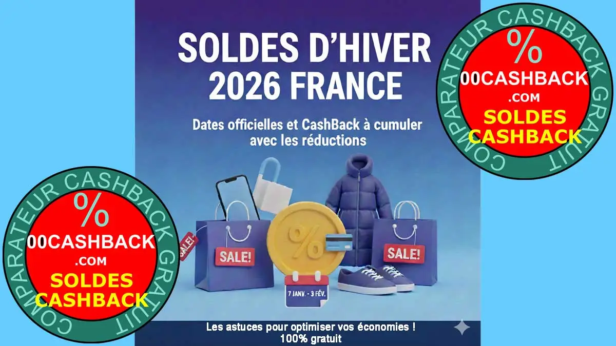 Soldes d’Hiver 2026 en France : Dates Officielles et Astuces pour économiser avec le Cashback