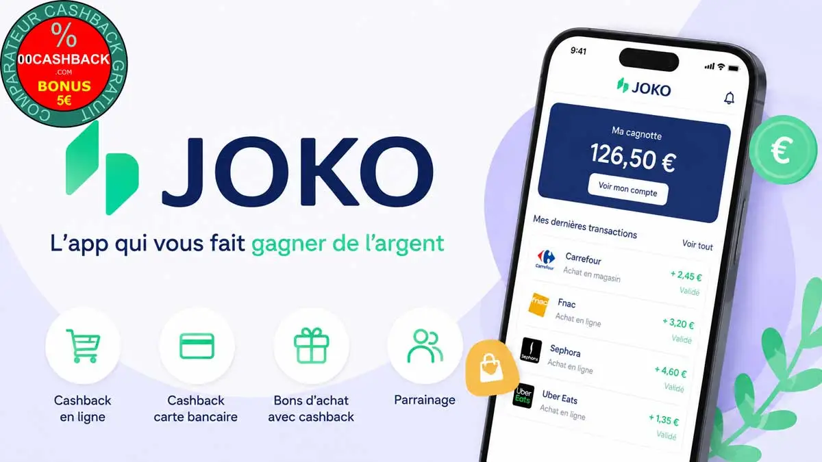 Joko : avis, cashback, bon d’achat | Comment marche l’application Joko ?